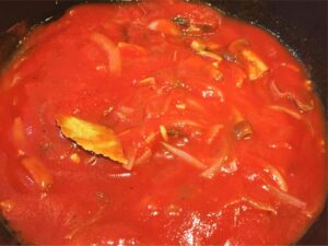 ミートボールのトマトソース煮込みの作り方③