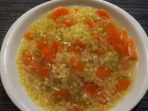 野菜だしで作るパスタ入り野菜スープ
