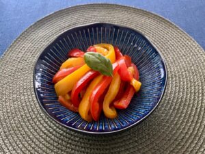 ストウブで作る!パプリカのポン酢マリネ