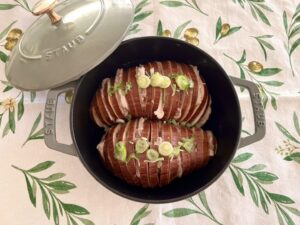 ストウブで作る!ナスの豚バラはさみ蒸し