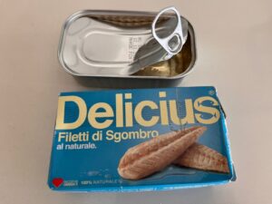 イタリアのサバの水煮缶