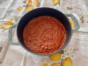 ストウブで作る!牛肉のラグー(ミートソース)